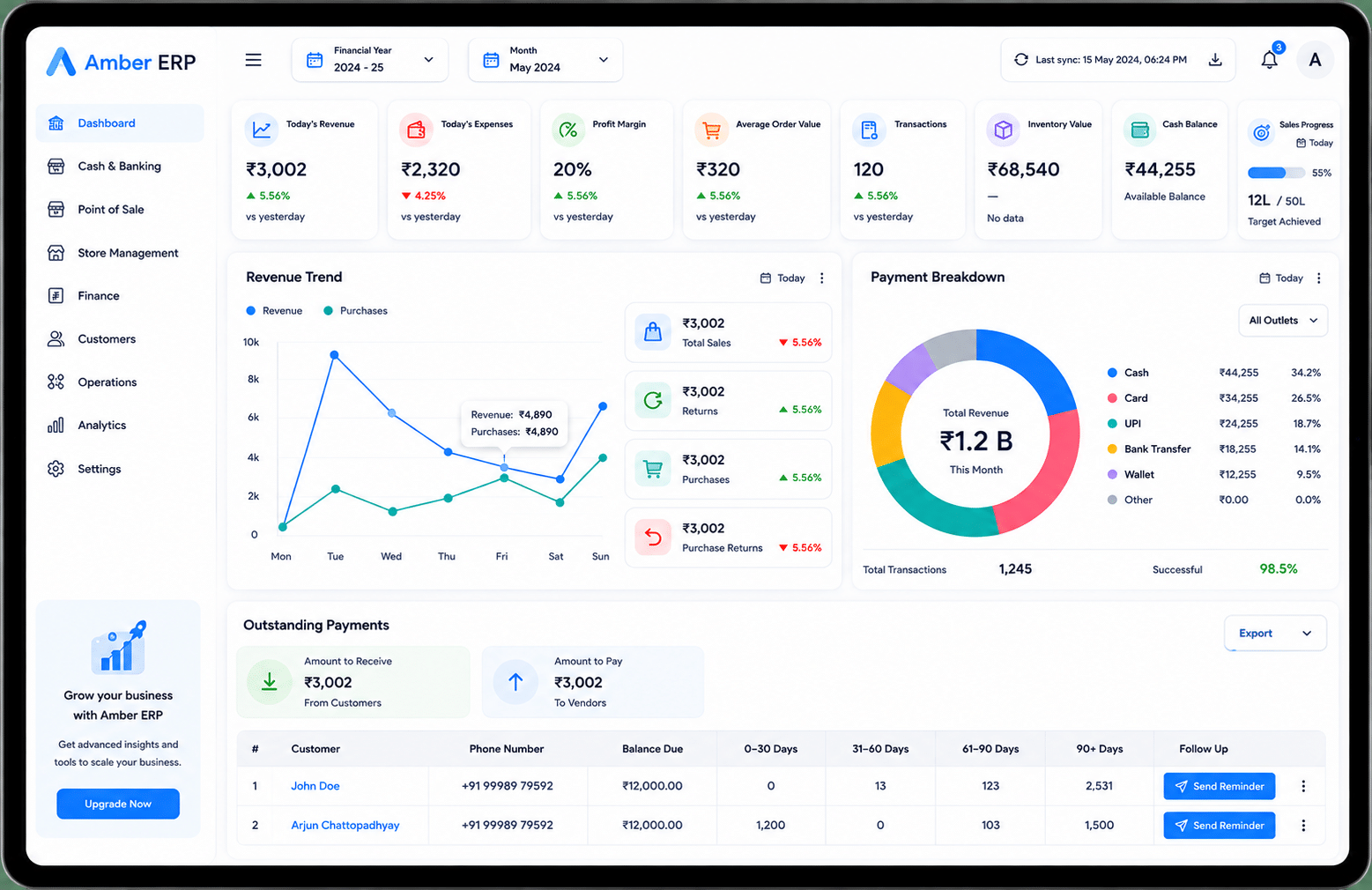 Complete ERP Software for Smarter Business Management